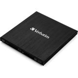 Verbatim Slimline Externe Blu-ray brander Retail USB 3.2 Gen 1 (USB 3.0) Zwart