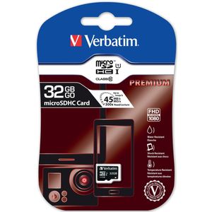 Verbatim Premium microSDHC-kaart 32 GB Class 10