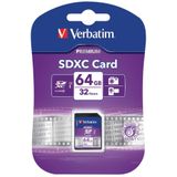 Verbatim Vb-sdxc10-64g Sdxc-kaart 64 Gb Class 10