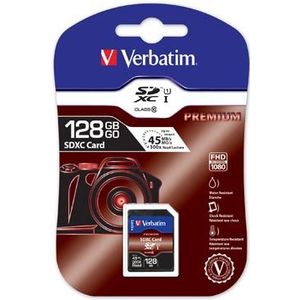 Verbatim Premium SDXC-kaart 128 GB Class 10, UHS-I