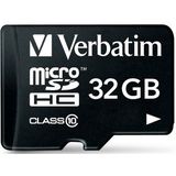 Verbatim Verbatim microSDHC Geheugenkaart Klasse 10 32 GB Zwart