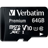 Verbatim microSDXC 64GB Class 10 incl Adapter