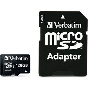 Verbatim Micro SDXC UHS-1 geheugenkaart / 128GB