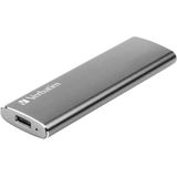 Verbatim Vx500 externe SSD USB 3.2 Gen 2 2TB - zilver Aluminium 47454