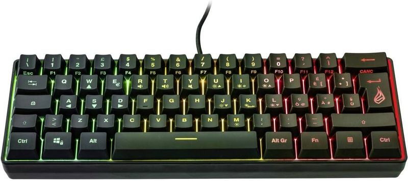 KingPin X1 60% RGB Gaming Keyboard QWERTZ (IT)