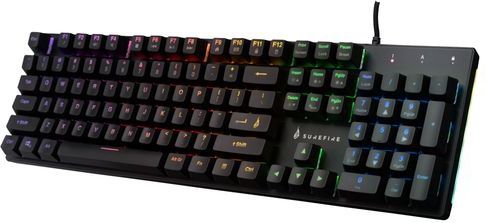SureFire KingPin M2 toetsenbord Gamen USB QWERTY Amerikaans Engels Zwart, Metallic