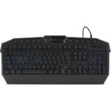 SureFire Kingpin Gaming-toetsenbord, multimedia-toetsenbord, led-achtergrondverlichting, RGB-toetsenbord, USB-kabel, 25 toetsen, anti-ghosting, QWERTY-formaat, Engels, aangedreven door Verbatim