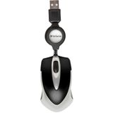 Verbatim Ga Mini (Bedraad), Muis, Zwart, Grijs