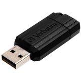Verbatim Store'n'go PinStripe 8GB USB Stick / Zwart
