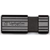 Verbatim PinStripe USB 2.0 stick, 8 GB, zwart