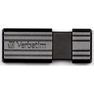 Verbatim PinStripe USB 2.0 stick, 8 GB, zwart - zwart Papier 49062