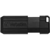 Verbatim PinStripe USB 2.0 stick, 32 GB, zwart