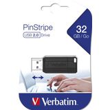 Verbatim PinStripe USB flash drive 32 GB USB Type-A 2.0