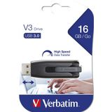 Verbatim V3 USB flash drive USB Type-A 3.2 Gen 1 (3.1 Gen 1) Zwart, Grijs