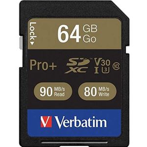 Verbatim Pro+ 64 GB SDXC Klasse 10