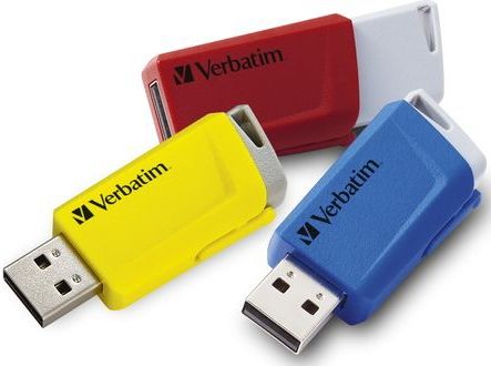 Verbatim Store 'n' Click - 16GB - 3 Stuks - Multicolour
