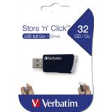 Verbatim Store 'n' Click USB-stick - 32 GB - Zwart - USB 3.2 Gen 1