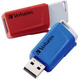 Verbatim Store 'n' Click - 32GB - 2 Stuks - Multicolour