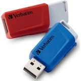 Verbatim Store 'n' Click - 32GB - 2 Stuks - Multicolour