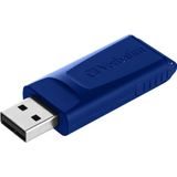 Verbatim Slider USB-stick 32 GB Rood/Blauw USB 2.0