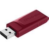 Verbatim Slider USB-stick 32 GB Rood/Blauw USB 2.0