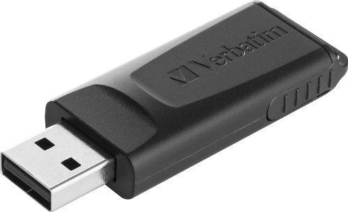 Verbatim - Slider - USB-Stick - 128GB - Zwart