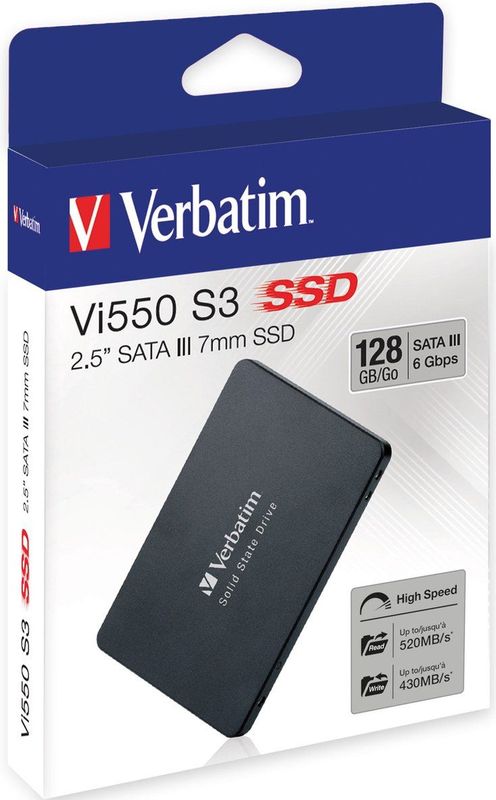 Verbatim VI550 S3 SSD 128GB - 2.5inch SATA III