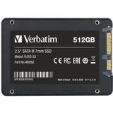 Verbatim SSD - 512GB - VI550 S3 - SATA - 2.5 Inch