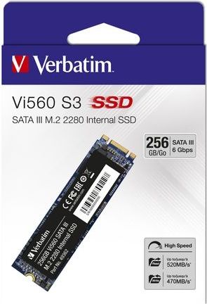 Verbatim Vi560 SSD - 256GB - SATA - M.2 2280