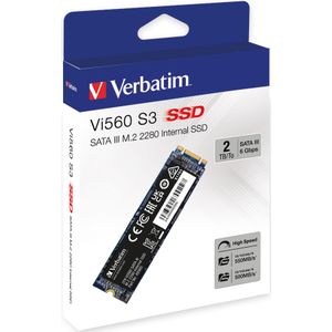 Verbatim Vi560 S3 M.2 SSD 2TB - zwart Kunststof 49365