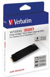 Verbatim Vi7000G Interne SSD - 4TB - PCIe NVMe M.2