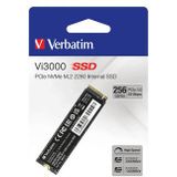 Verbatim Vi3000 SSD 256GB - NVMe - M.2 - PCIe 3.0 x4
