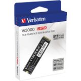 Verbatim SSD Vi3000 PCIe NVMe M.2 (512 GB, M.2 2280), SSD