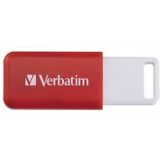 Verbatim V DataBar USB-stick - 16 GB - Rood - USB 2.0
