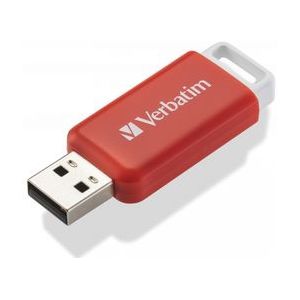 Verbatim V DataBar USB-stick - 16 GB - Rood - USB 2.0