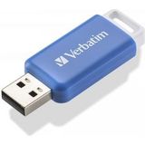 Verbatim DataBar USB-stick 64 GB Blauw USB 2.0