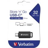 Verbatim Store n Go USB-C USB-stick 128 GB - Zwart - USB 3.2