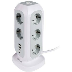 Verbatim 49547 EU Power Tower EUPT-01 11xAC / 2xUSB / 2xType-C