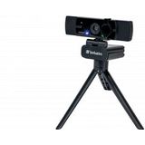 Verbatim - AWC-03 - Webcam - 4K Ultra HD - 120° Kijkhoek - Omnidirectionele Microfoons