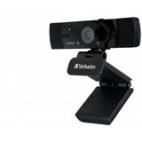 Verbatim - AWC-03 - Webcam - 4K Ultra HD - 120° Kijkhoek - Omnidirectionele Microfoons