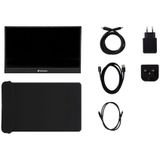 Verbatim 49590 computer monitor 35,6 cm (14") 1920 x 1080 Pixels Full HD LCD Zwart