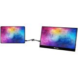 Verbatim 49590 computer monitor 35,6 cm (14 inch) 1920 x 1080 Pixels Full HD LCD Zwart