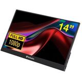 Verbatim 49590 computer monitor 35,6 cm (14") 1920 x 1080 Pixels Full HD LCD Zwart