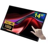 Touch Screen Monitor Verbatim 14" FHD IPS 1920 x 1080 px