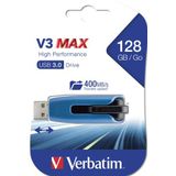 Verbatim Store 'n' Go V3 Max USB flash drive USB Type-A 3.2 Gen 1 (3.1 Gen 1) Zwart, Blauw