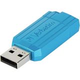 Verbatim - Pinstripe USB Stick - Blauw - 64GB - USB 2.0