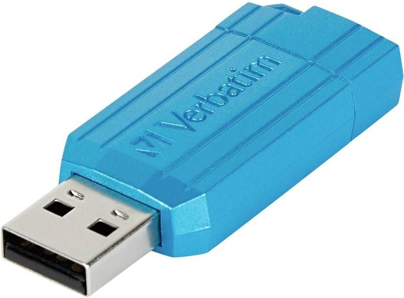 Verbatim - Pinstripe USB Stick - Blauw - 64GB - USB 2.0