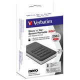 Verbatim Store'n'Go USB Type-C 3.2 Gen 1 (3.1 Gen 1) Zwart, Zilver