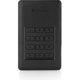 Verbatim Store n Go Secure Portable 2 TB Externe harde schijf (2,5 inch) USB-A 3.1 Gen 1 Zwart 53403