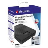 Verbatim Fingerprint Secure - 2TB - Zwart